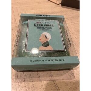 Aqua Beads Therapeutic Gel Beads Hot & Cold Wrap for Neck And Shoulder Pain NIB